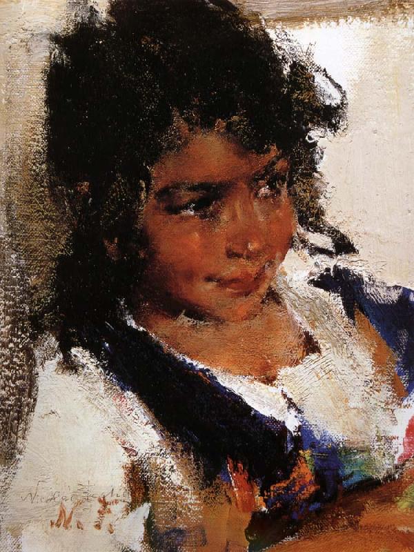 Nikolay Fechin Girl oil painting picture